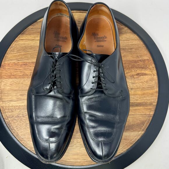 Allen Edmonds Delray Men's Black Split Toe Dress Shoes Oxfords Size 14D - Picture 5 of 10